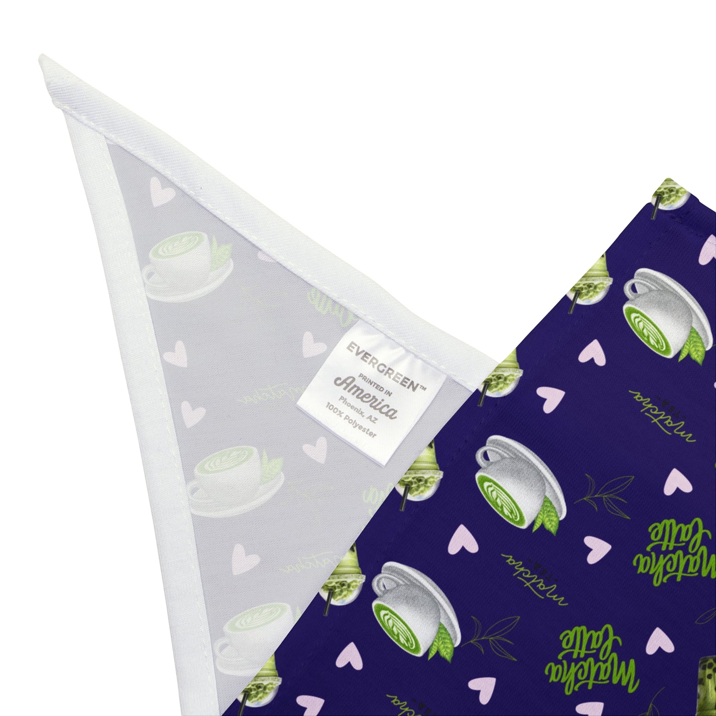 Dog Bandana Matcha Latte Collection - Deep Blue Edition