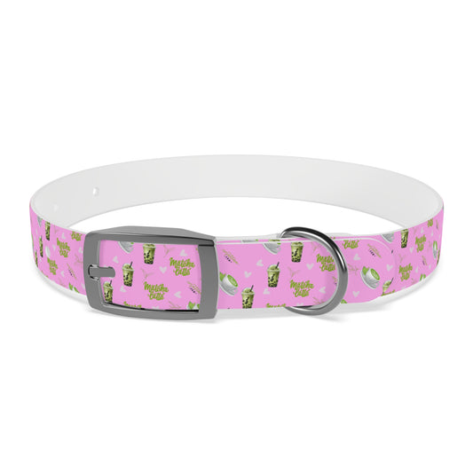 Dog Collar Matcha Tea Collection - Pink Edition