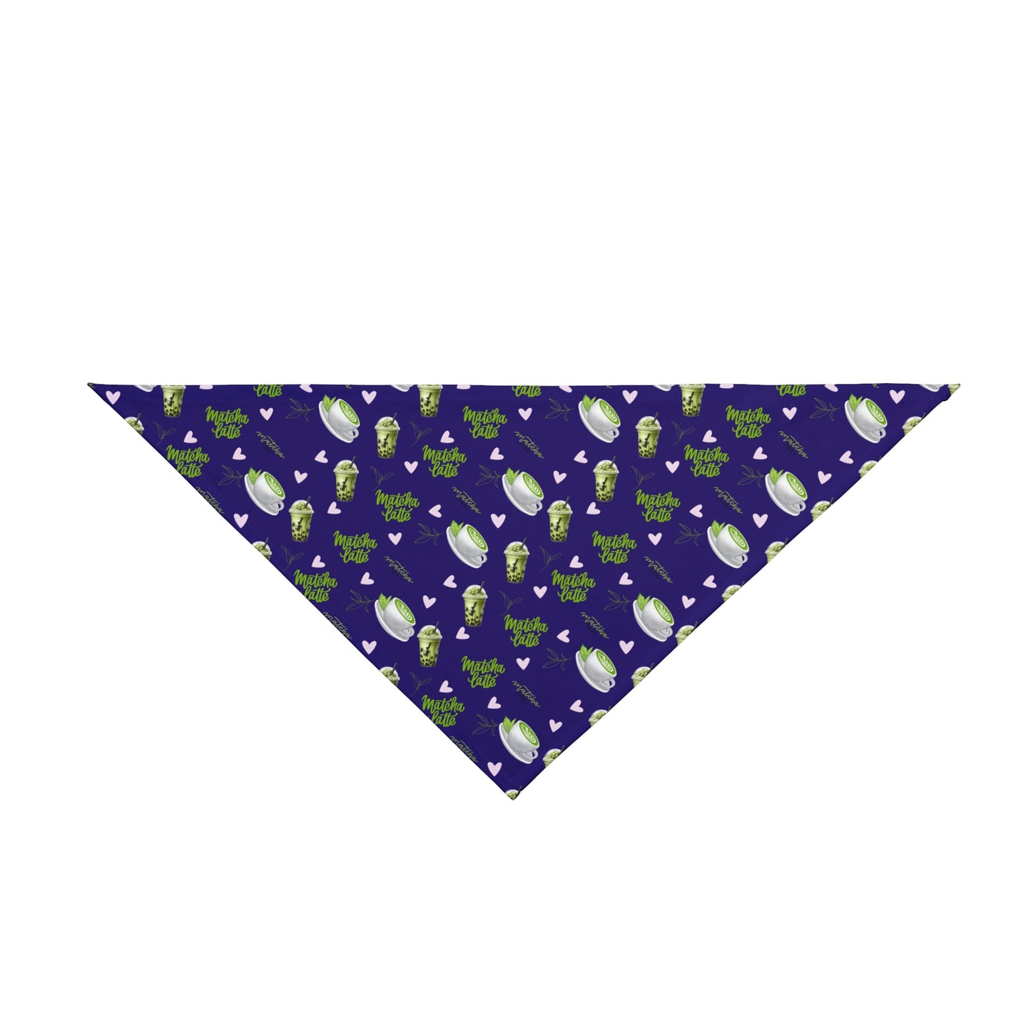 Dog Bandana Matcha Latte Collection - Deep Blue Edition