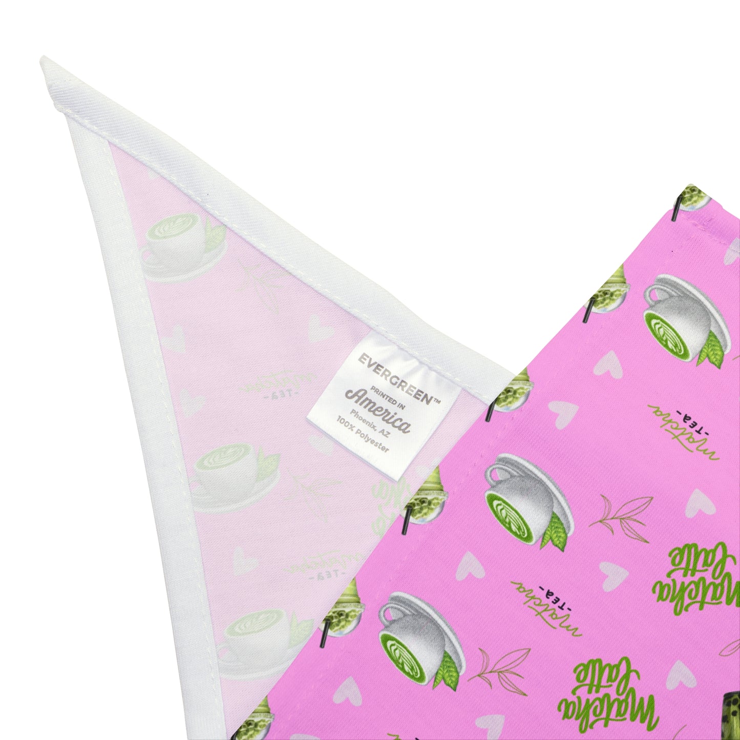 Dog Bandana Matcha Latte Collection - Pink Edition