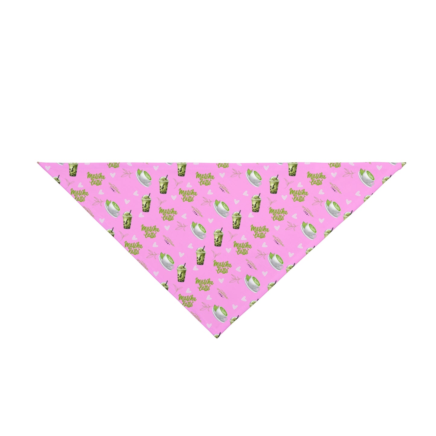 Dog Bandana Matcha Latte Collection - Pink Edition