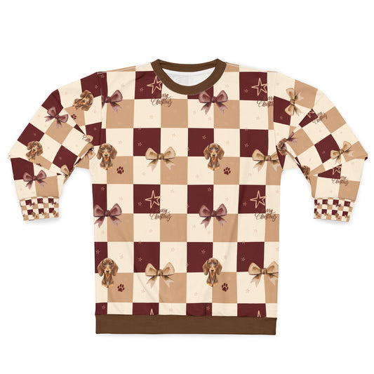 DogMom Sweatshirt Red X-Mass