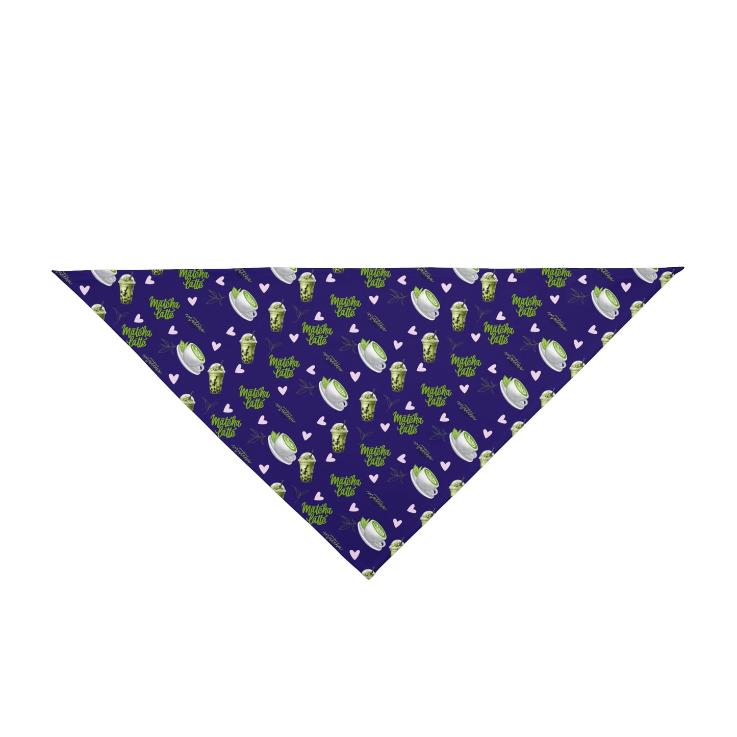 Dog Bandana Matcha Latte Collection - Deep Blue Edition