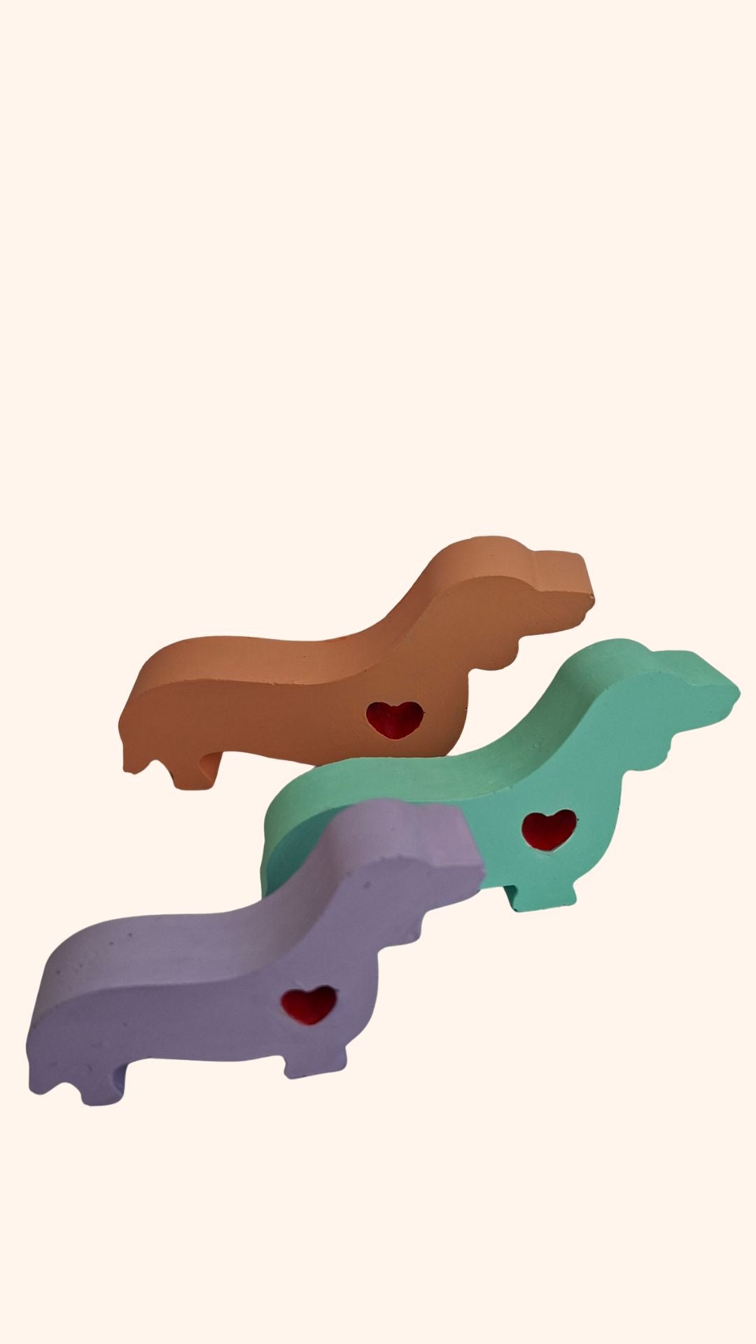 DIY Teckel Schilderen - Set 3 stuks