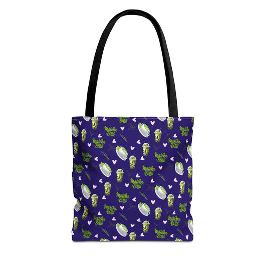 Tote Bag Matcha Latte Collection - Deep Blue Edition