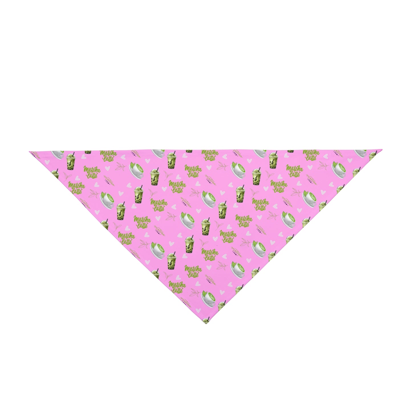 Dog Bandana Matcha Latte Collection - Pink Edition