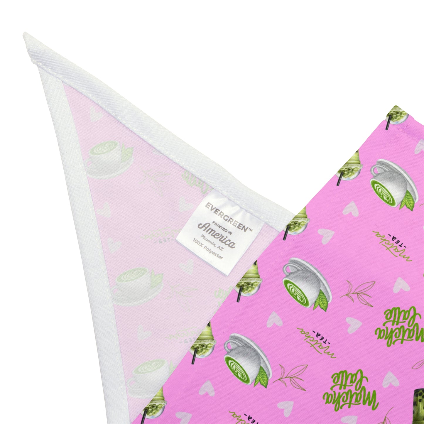 Dog Bandana Matcha Latte Collection - Pink Edition