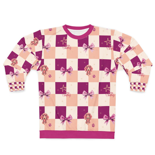 DogMom Sweatshirt Pink X-Mass