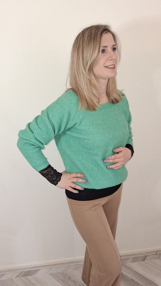 Trui Groen Knit