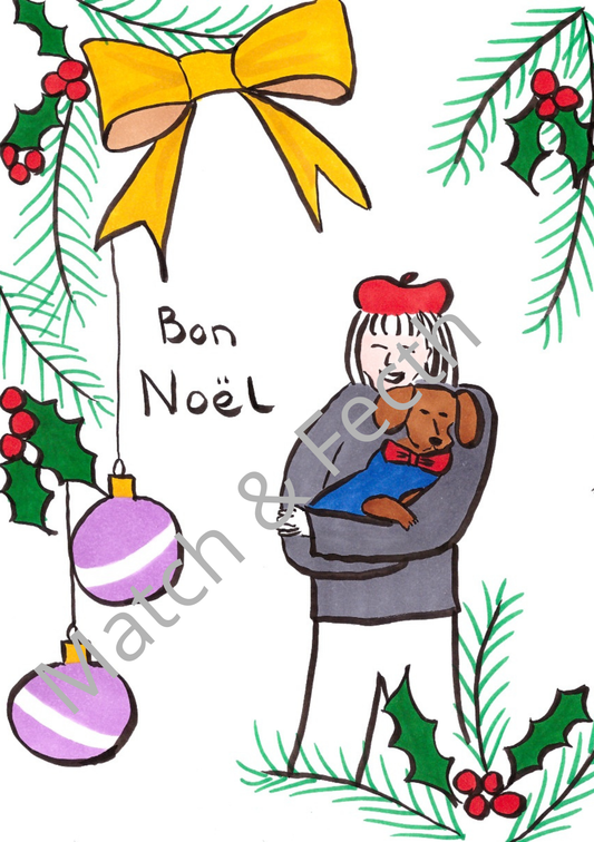 Bon Noel - Wenskaart A6