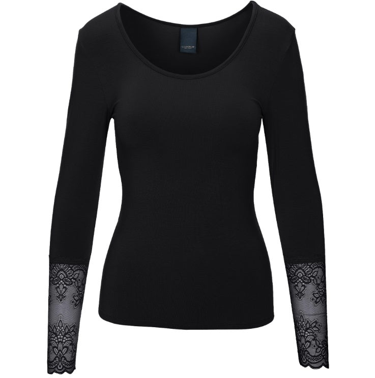 Shirt met Kanten Mouwen